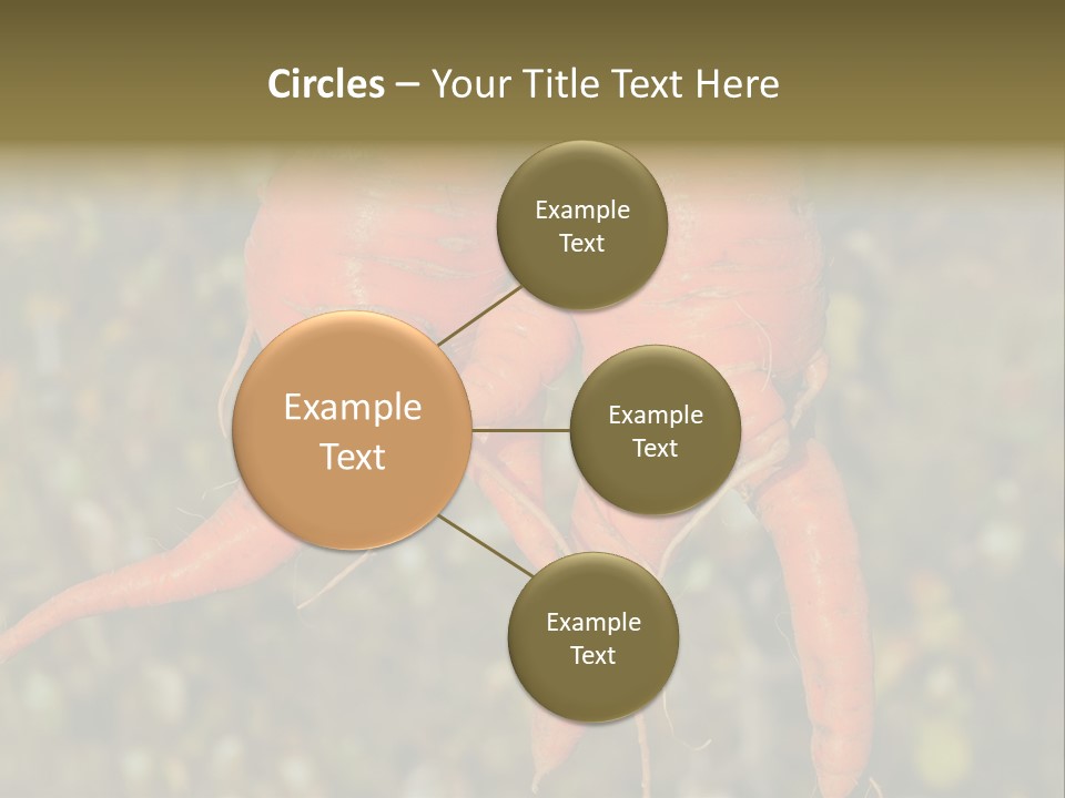 Crop Edible Macro PowerPoint Template