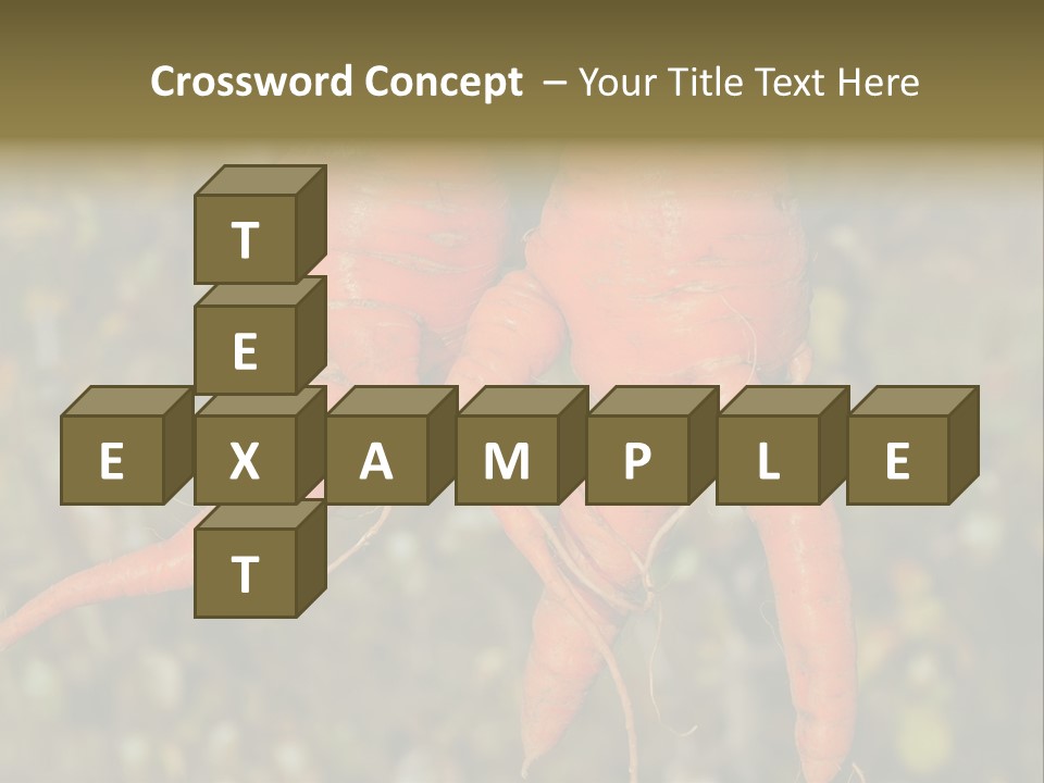 Crop Edible Macro PowerPoint Template