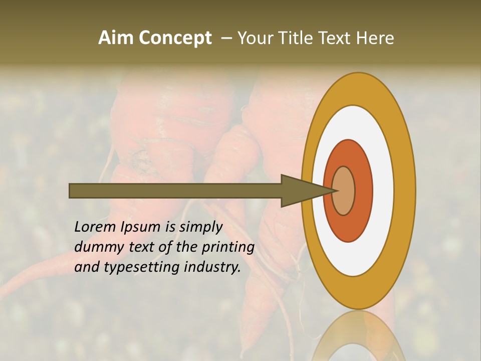 Crop Edible Macro PowerPoint Template