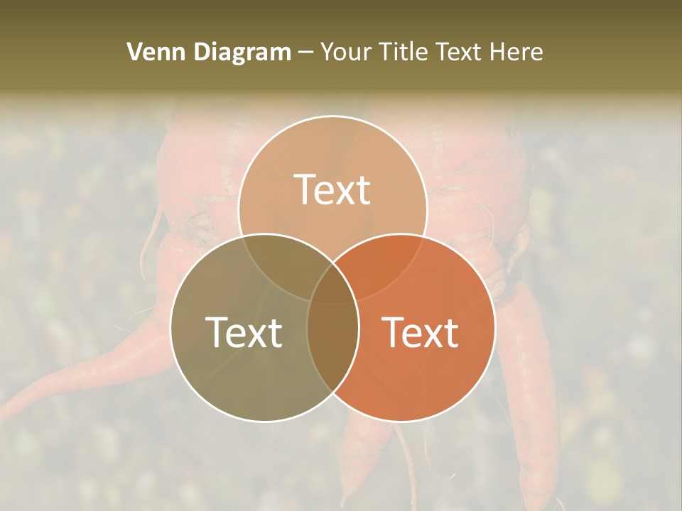 Crop Edible Macro PowerPoint Template