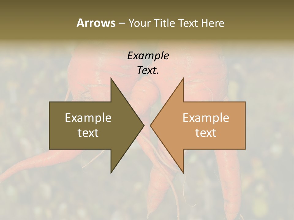 Crop Edible Macro PowerPoint Template