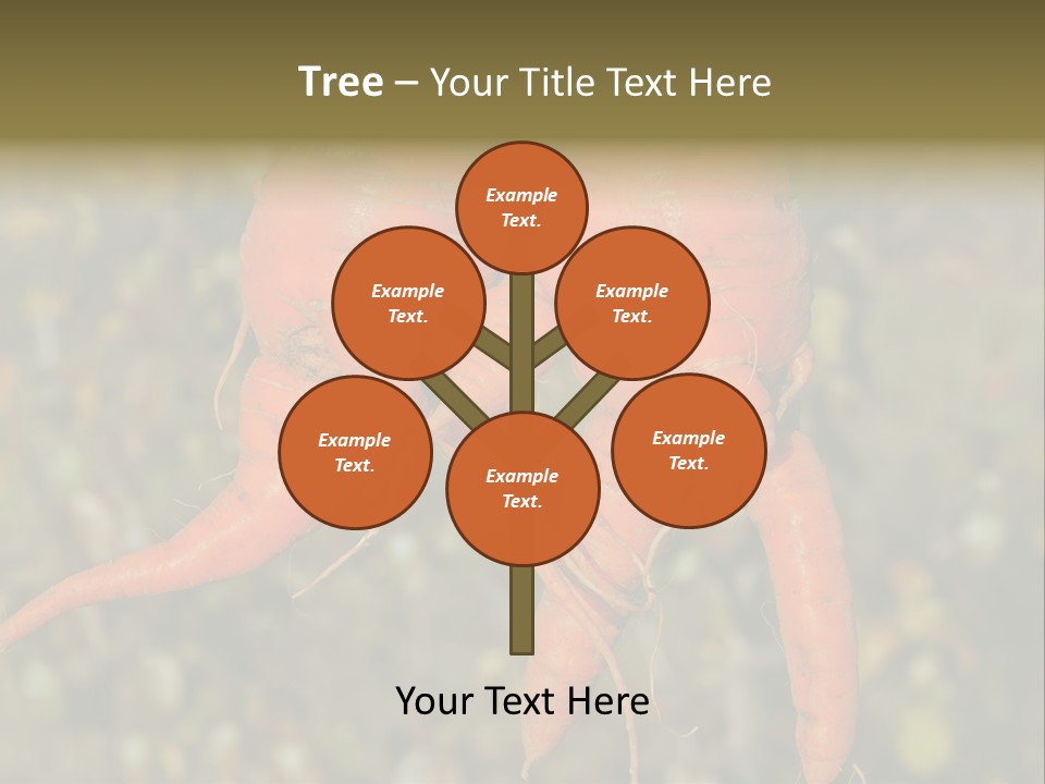 Crop Edible Macro PowerPoint Template