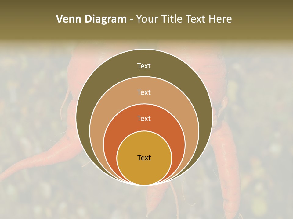 Crop Edible Macro PowerPoint Template