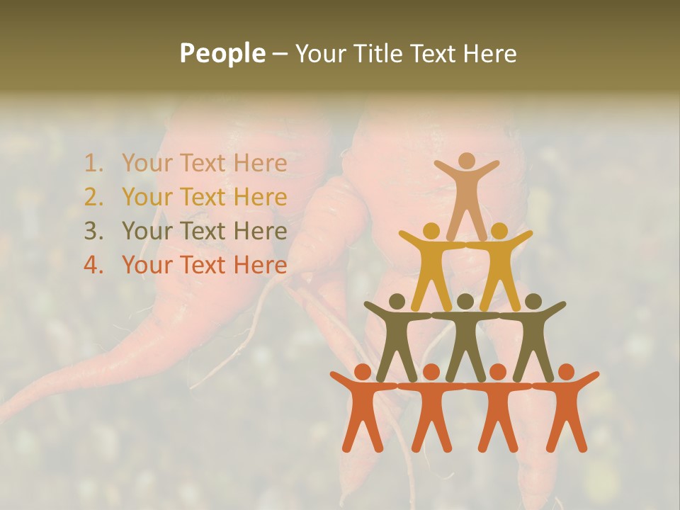 Crop Edible Macro PowerPoint Template