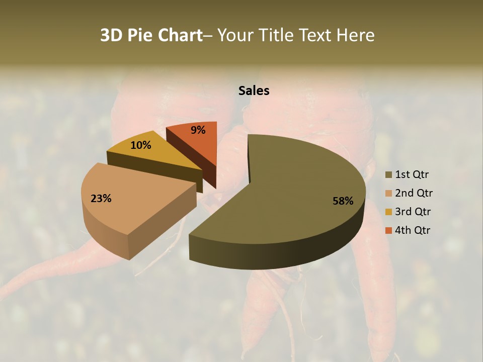 Crop Edible Macro PowerPoint Template