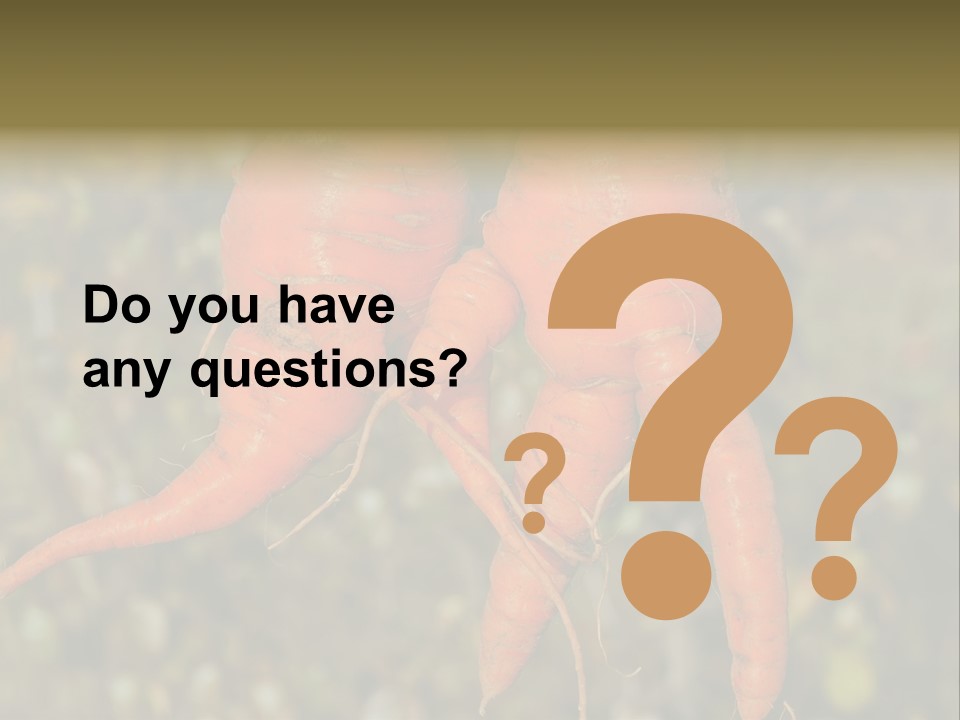 Crop Edible Macro PowerPoint Template