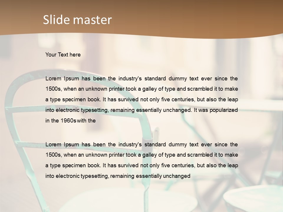 Day French Texture PowerPoint Template