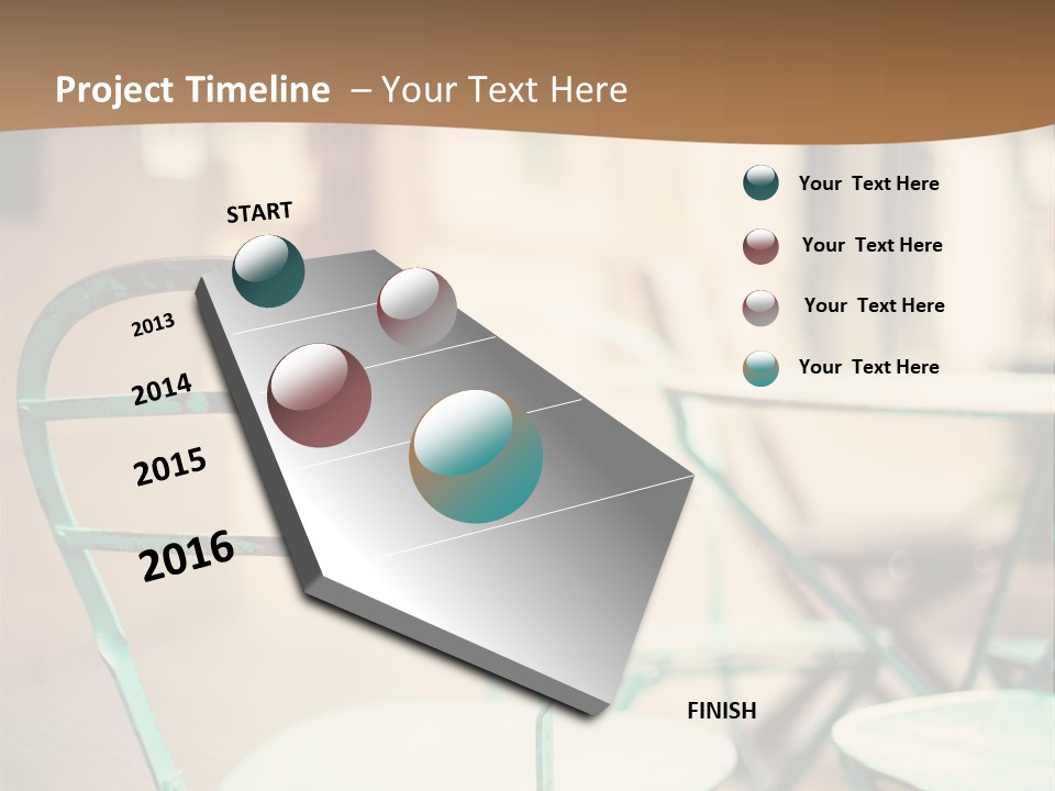 Day French Texture PowerPoint Template