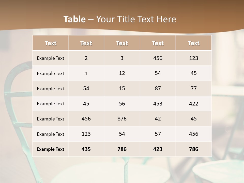 Day French Texture PowerPoint Template