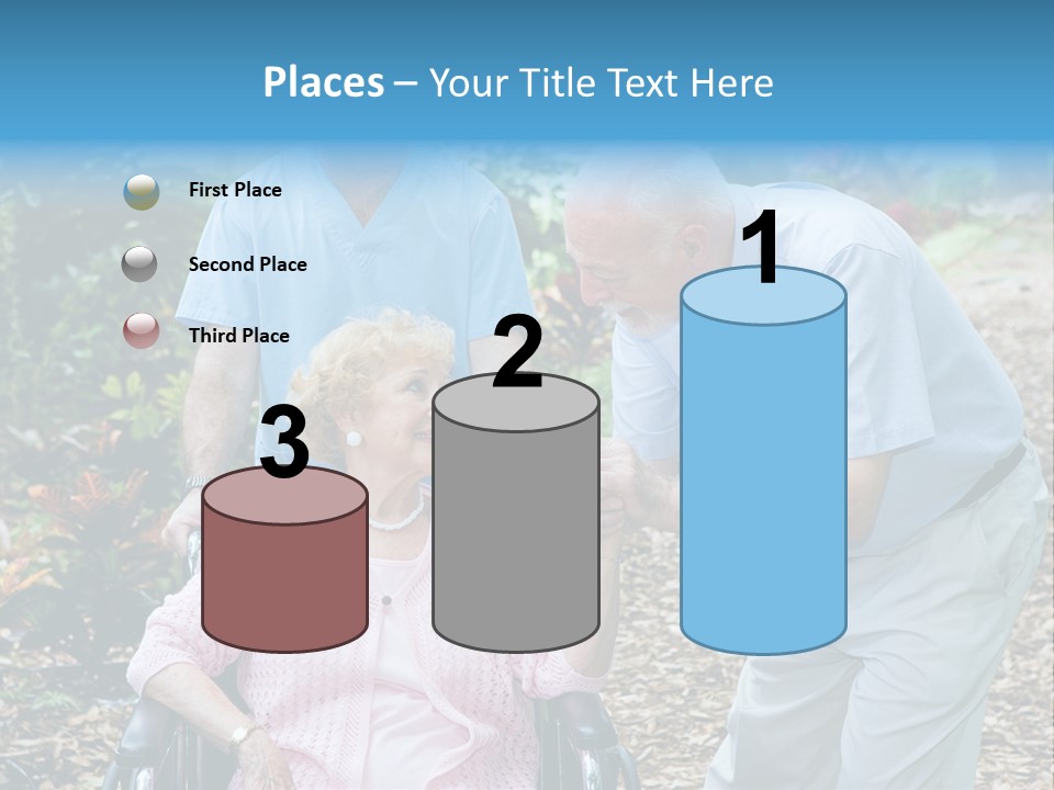 Holding Married Alzheimer PowerPoint Template