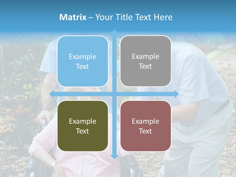 Holding Married Alzheimer PowerPoint Template