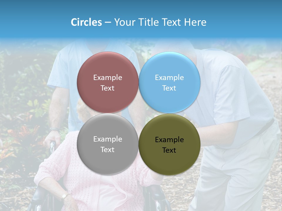 Holding Married Alzheimer PowerPoint Template