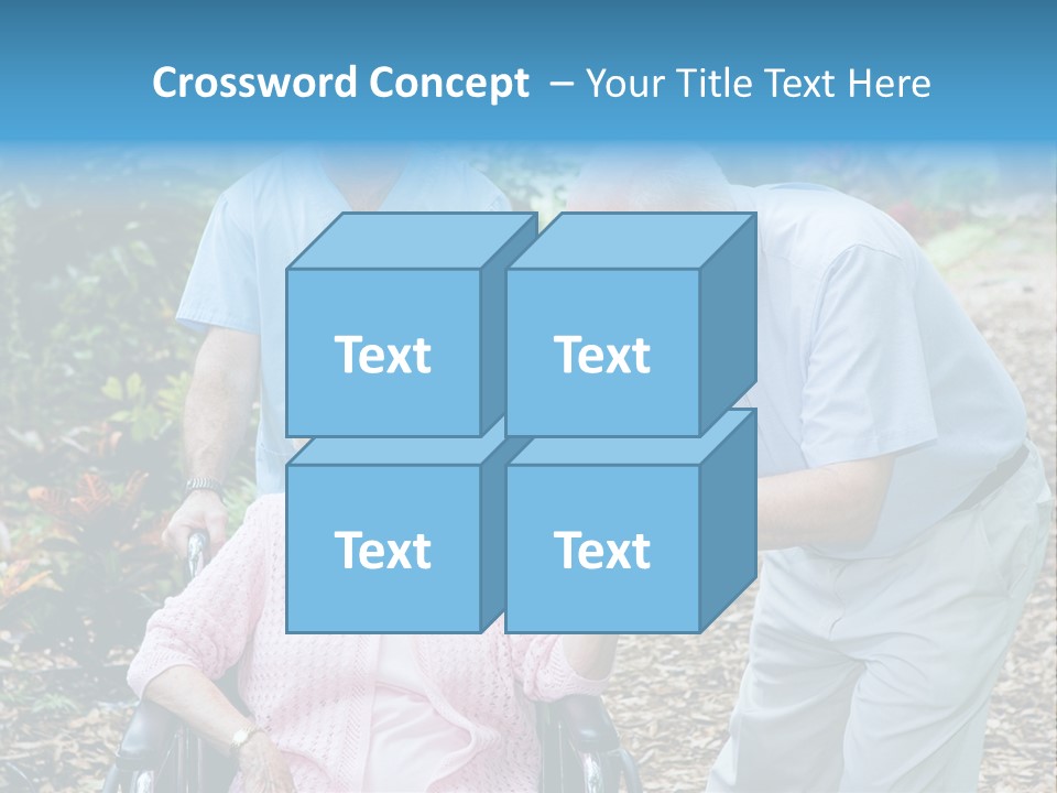 Holding Married Alzheimer PowerPoint Template