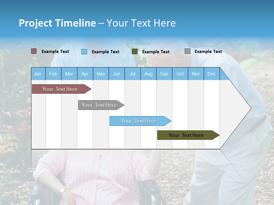 Holding Married Alzheimer PowerPoint Template