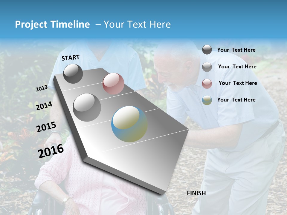 Holding Married Alzheimer PowerPoint Template