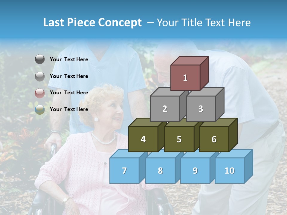 Holding Married Alzheimer PowerPoint Template