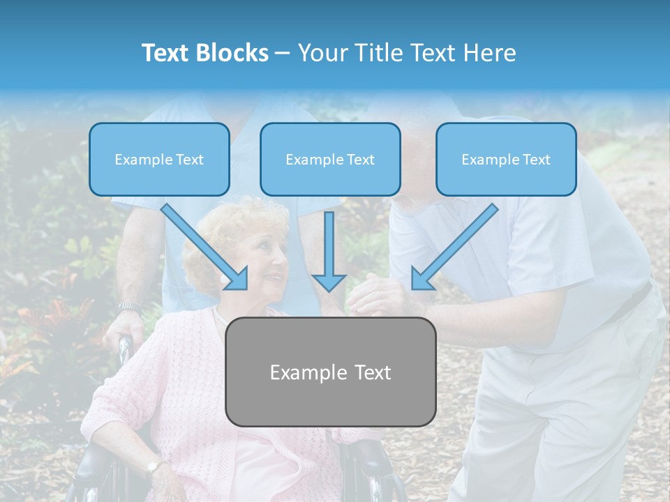 Holding Married Alzheimer PowerPoint Template