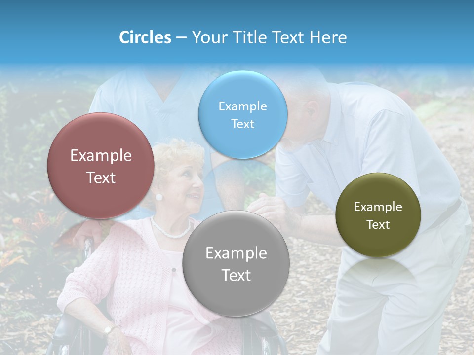 Holding Married Alzheimer PowerPoint Template