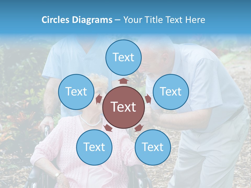 Holding Married Alzheimer PowerPoint Template