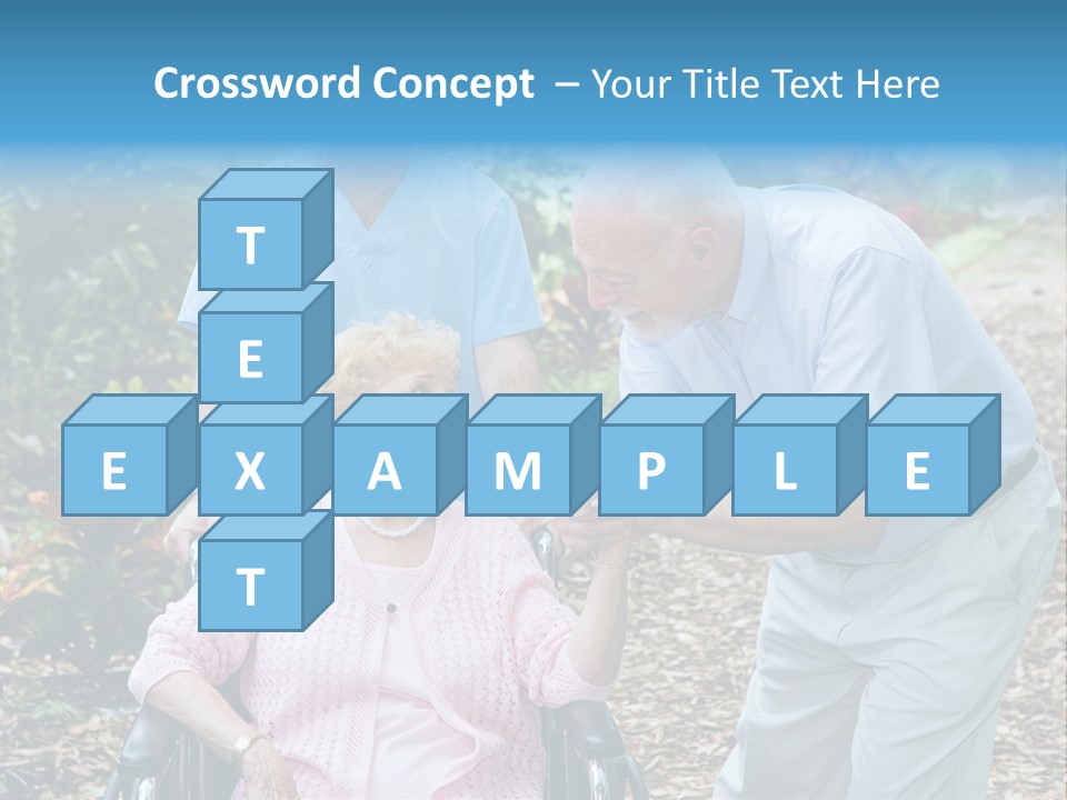 Holding Married Alzheimer PowerPoint Template