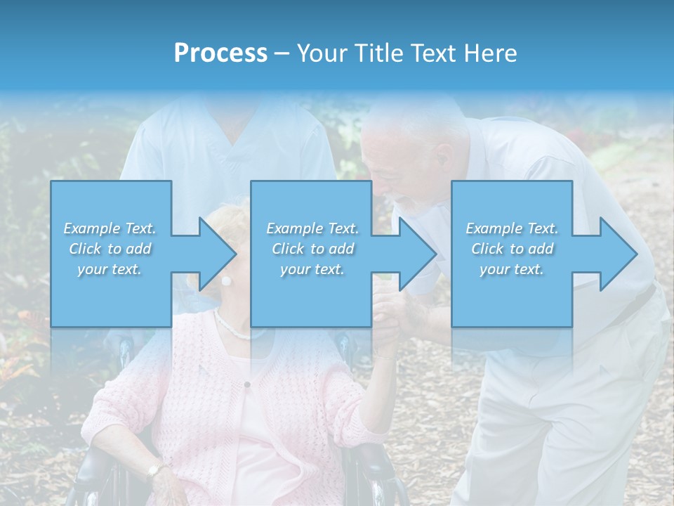 Holding Married Alzheimer PowerPoint Template