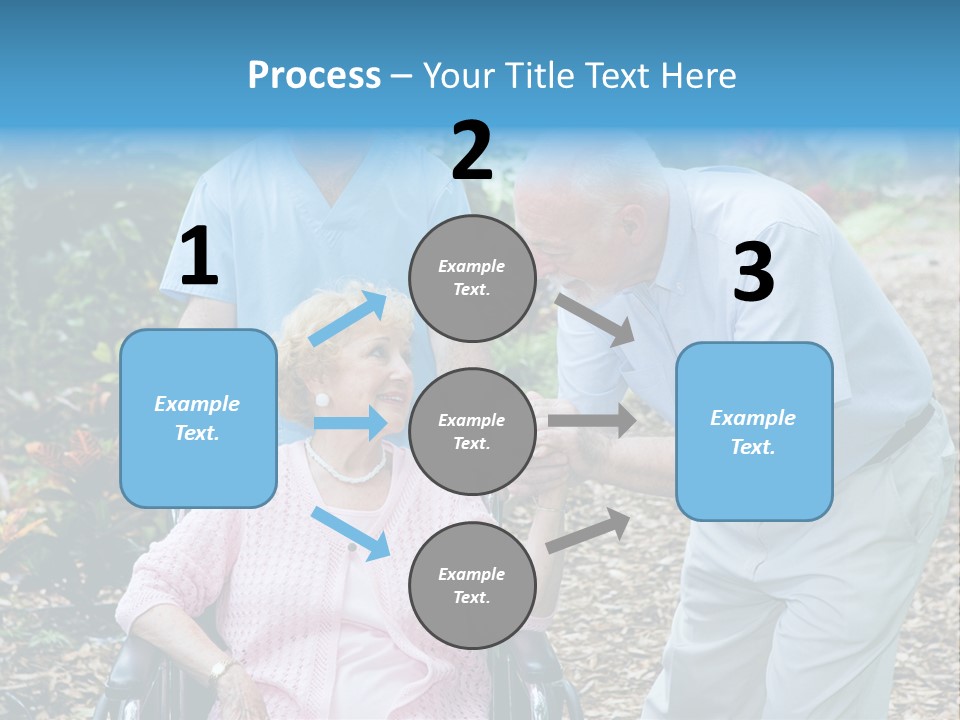 Holding Married Alzheimer PowerPoint Template