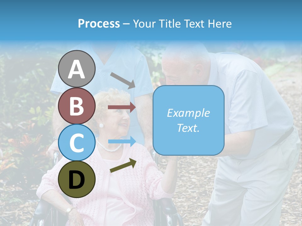 Holding Married Alzheimer PowerPoint Template