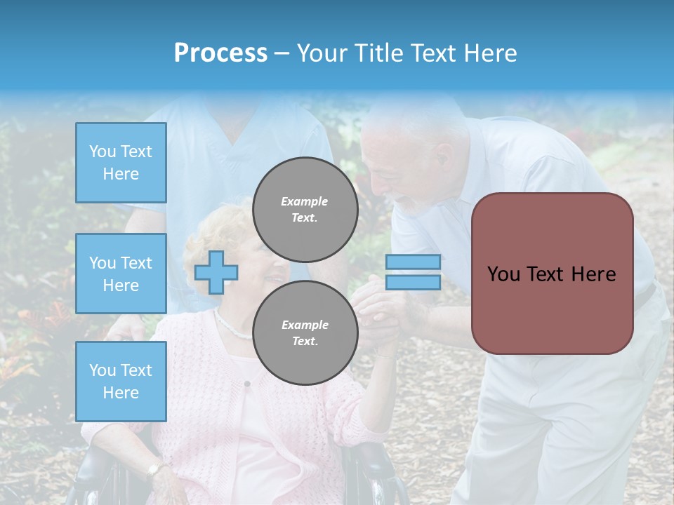 Holding Married Alzheimer PowerPoint Template