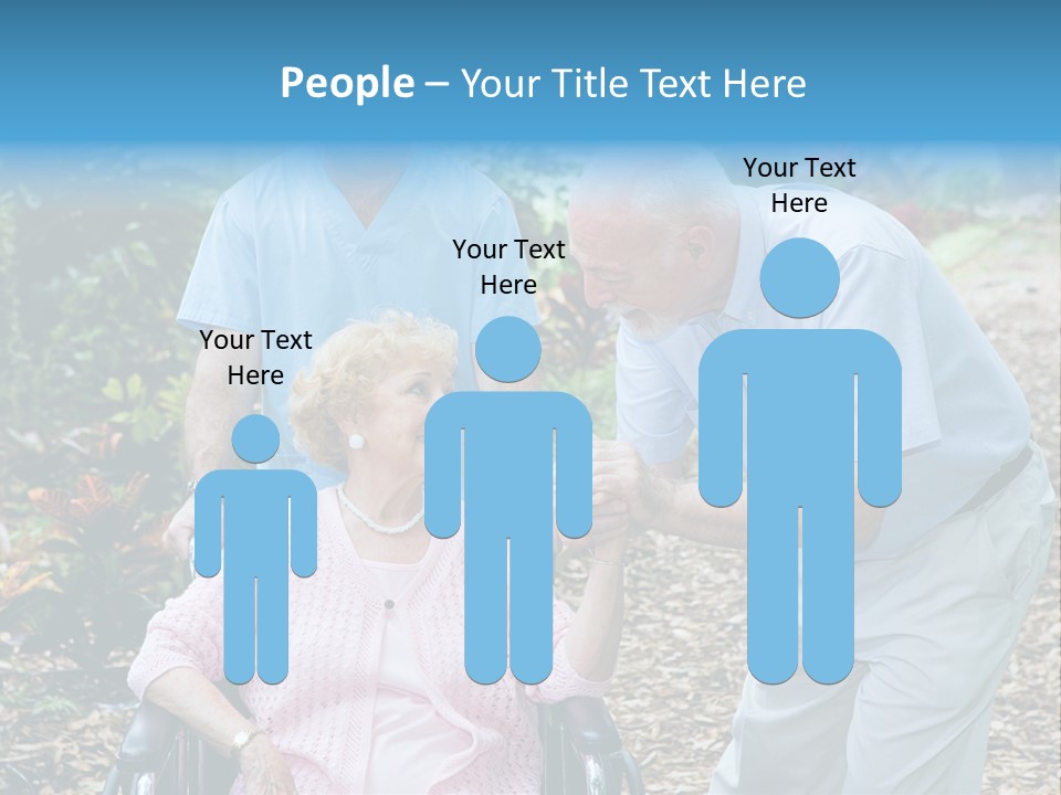 Holding Married Alzheimer PowerPoint Template