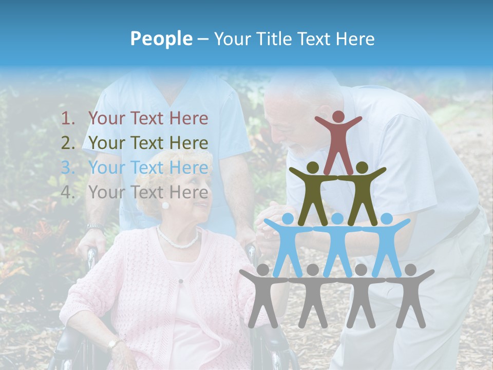 Holding Married Alzheimer PowerPoint Template