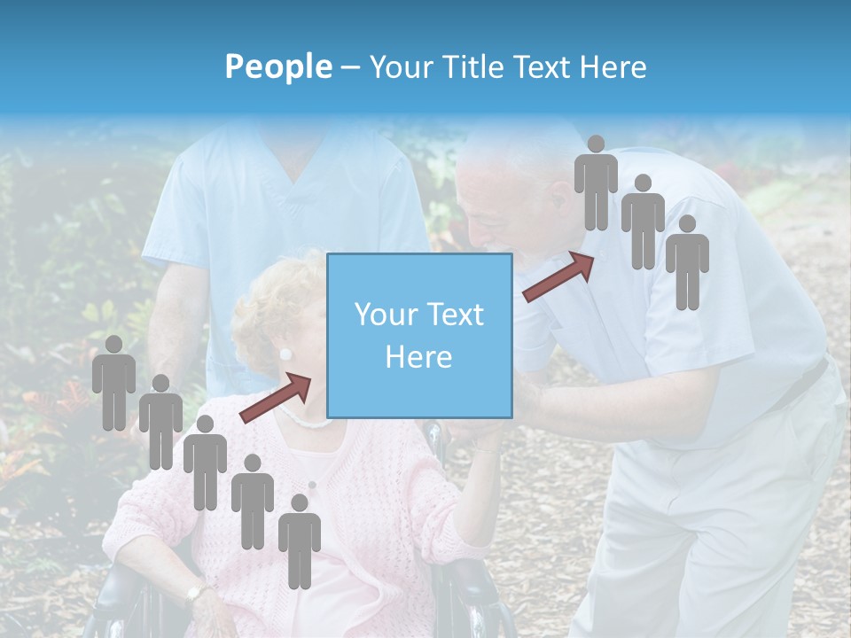 Holding Married Alzheimer PowerPoint Template