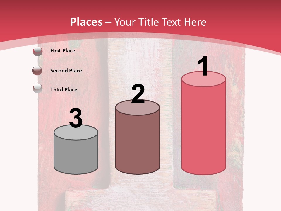 Plank Collage Alphabet PowerPoint Template