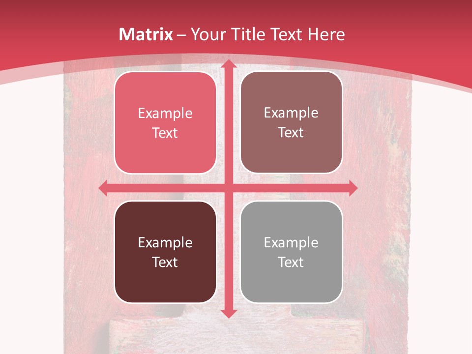 Plank Collage Alphabet PowerPoint Template