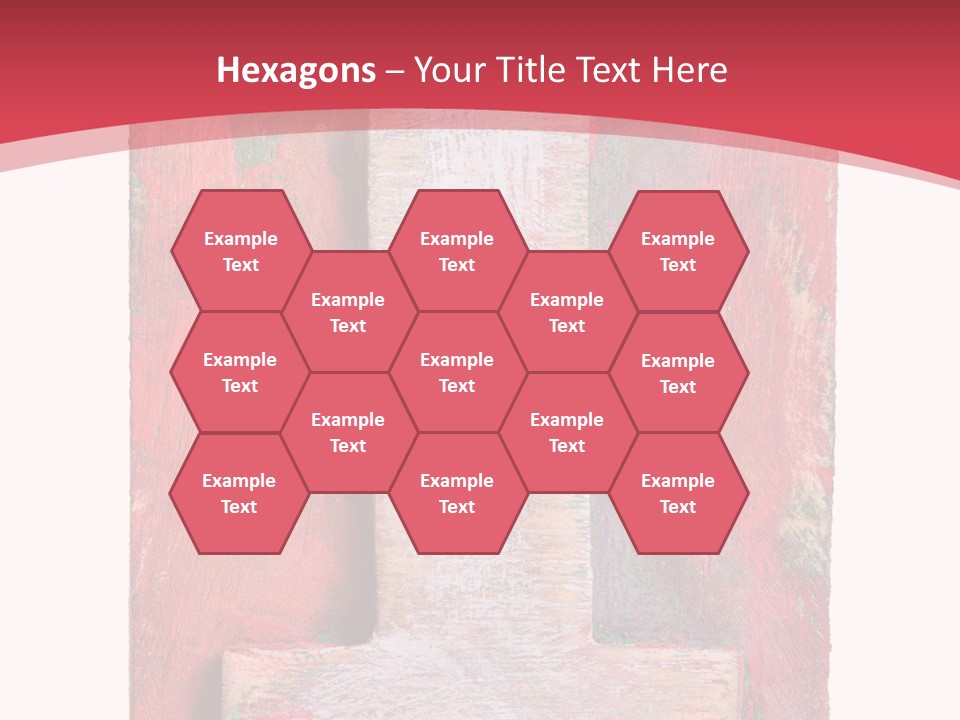 Plank Collage Alphabet PowerPoint Template