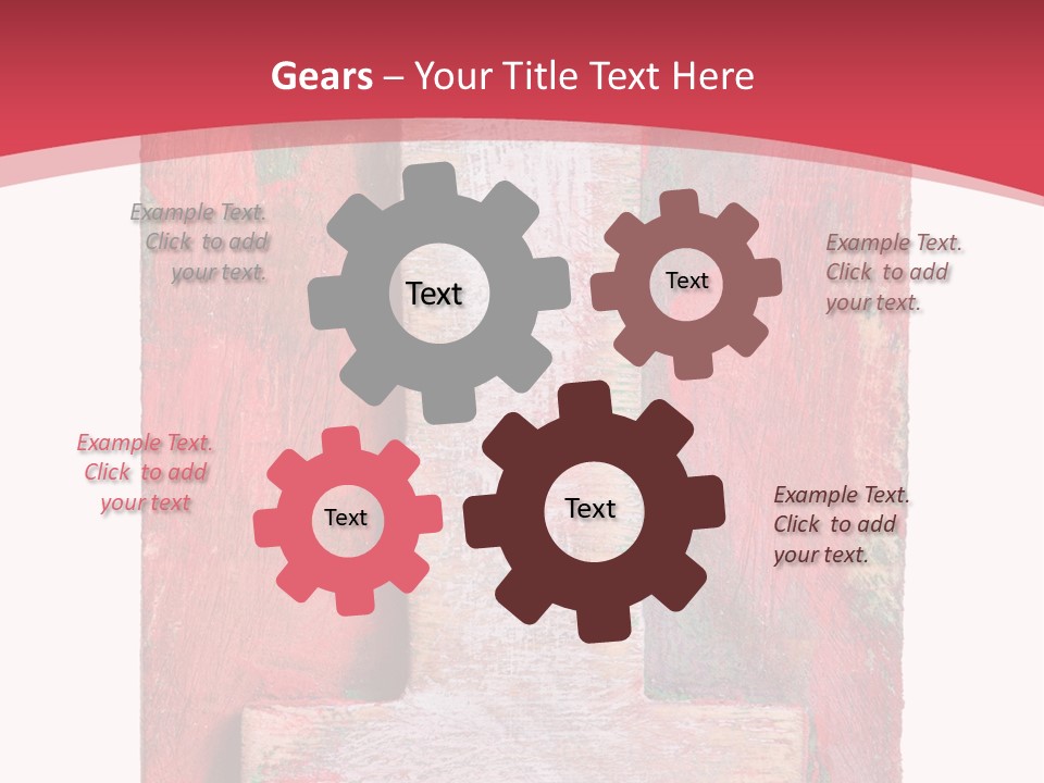 Plank Collage Alphabet PowerPoint Template