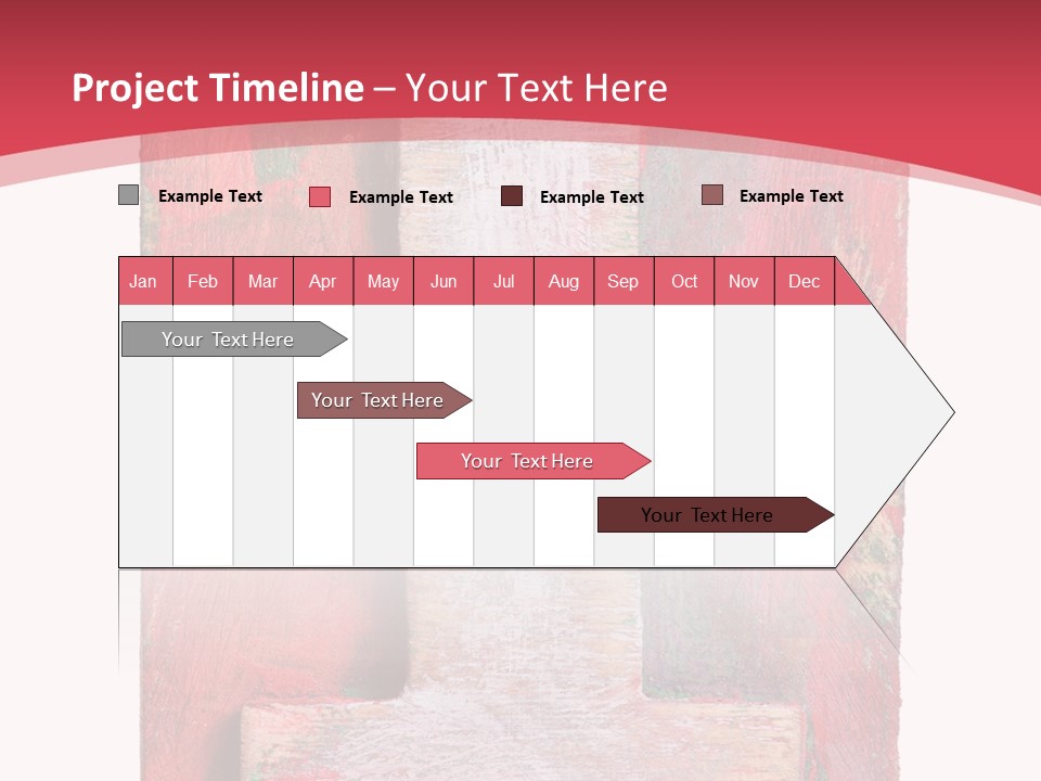 Plank Collage Alphabet PowerPoint Template