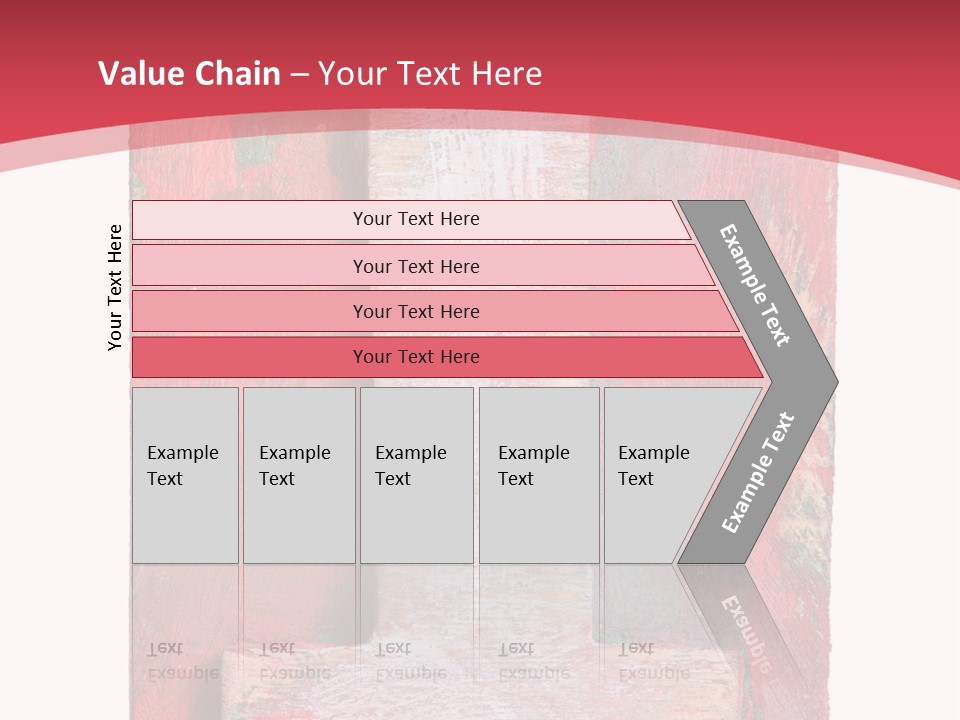 Plank Collage Alphabet PowerPoint Template