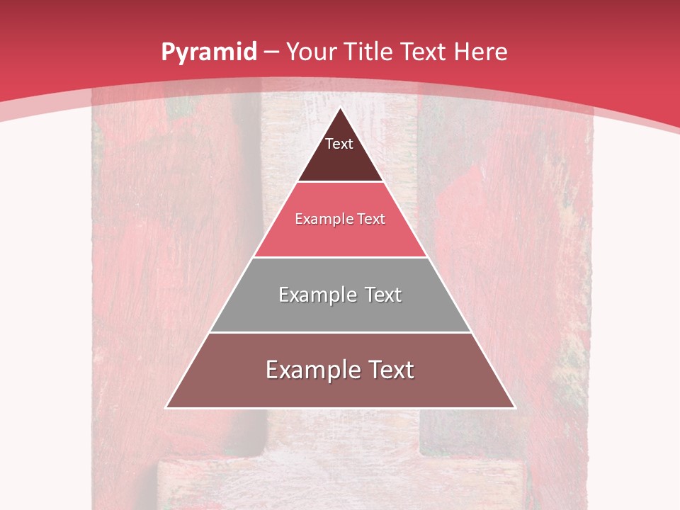 Plank Collage Alphabet PowerPoint Template