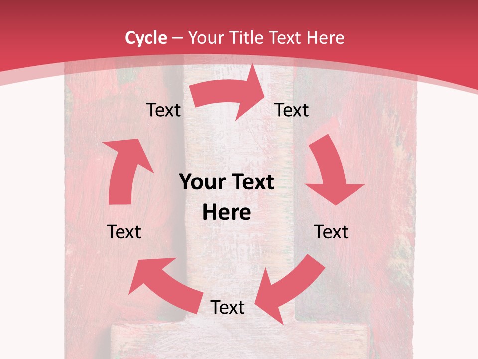 Plank Collage Alphabet PowerPoint Template