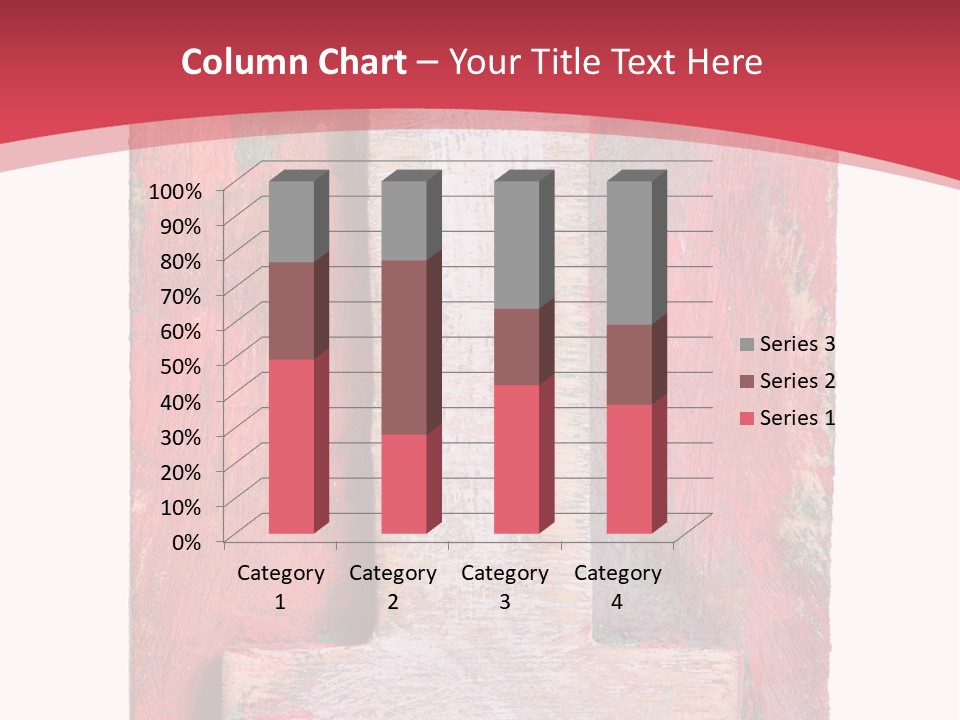Plank Collage Alphabet PowerPoint Template