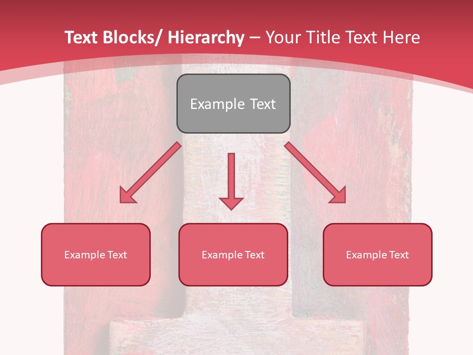 Plank Collage Alphabet PowerPoint Template