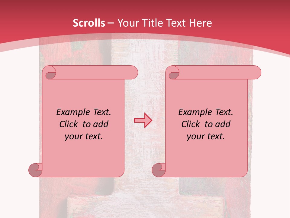 Plank Collage Alphabet PowerPoint Template