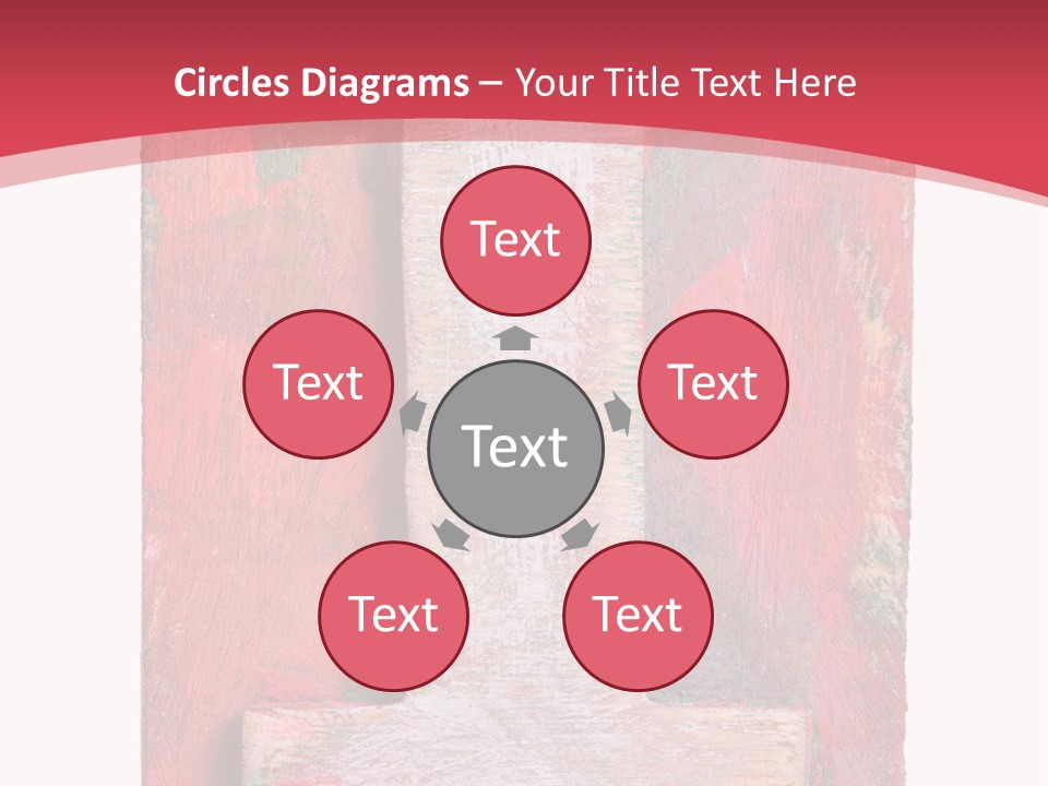 Plank Collage Alphabet PowerPoint Template