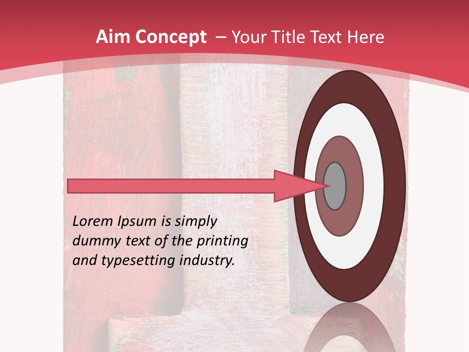 Plank Collage Alphabet PowerPoint Template