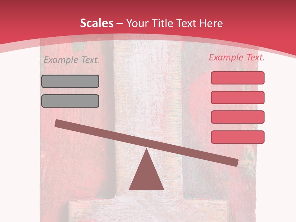 Plank Collage Alphabet PowerPoint Template
