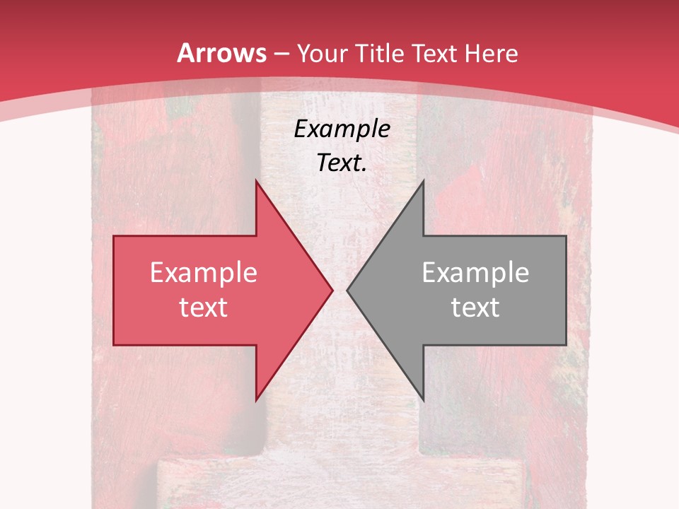 Plank Collage Alphabet PowerPoint Template
