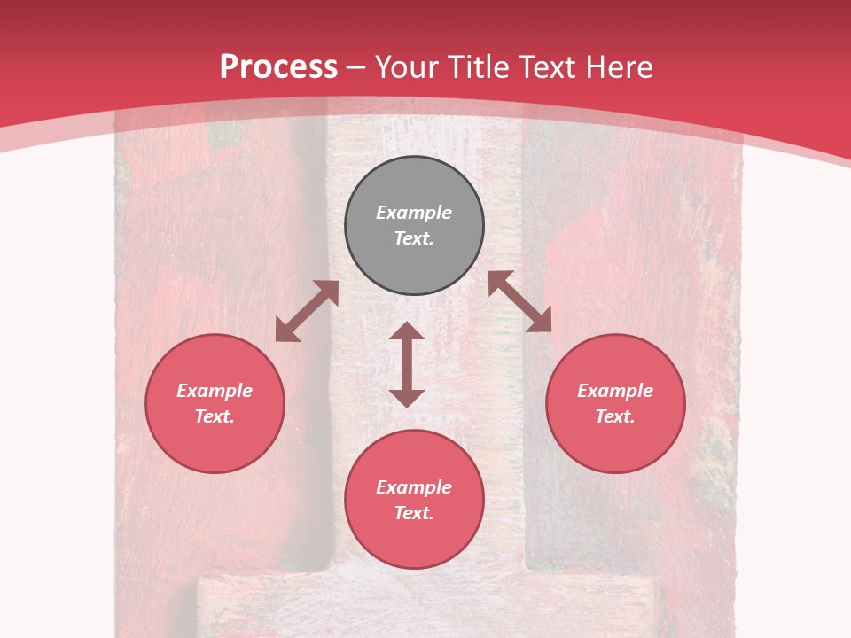 Plank Collage Alphabet PowerPoint Template