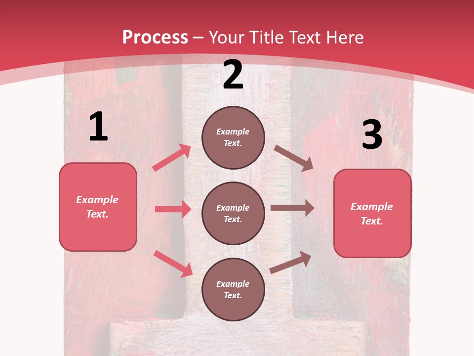 Plank Collage Alphabet PowerPoint Template
