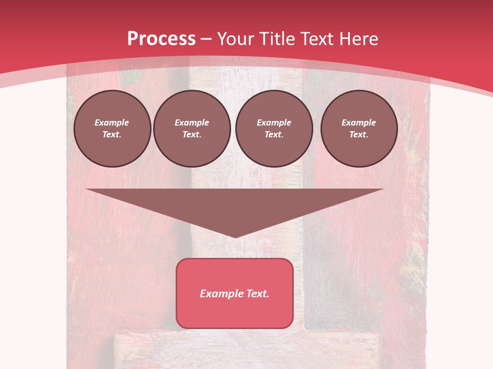 Plank Collage Alphabet PowerPoint Template