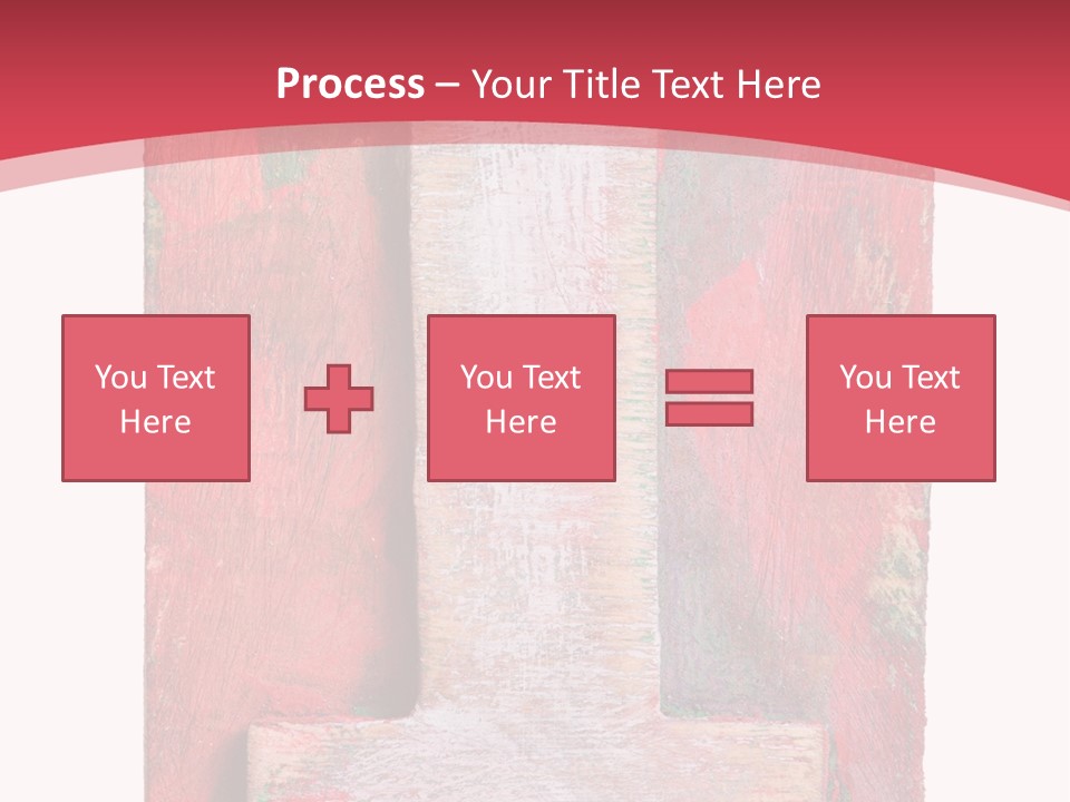 Plank Collage Alphabet PowerPoint Template